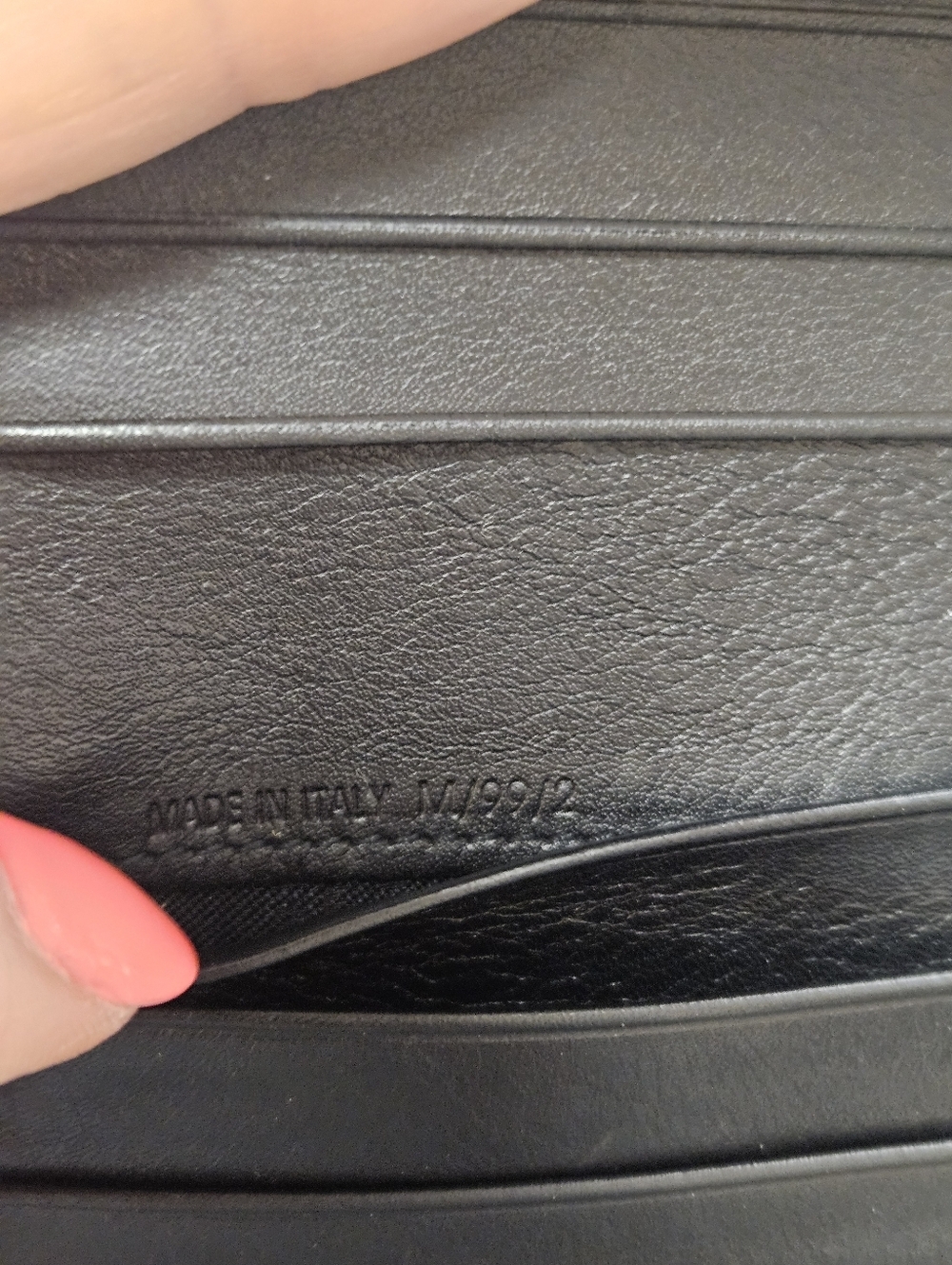 CELINE Portafogli Macadam Blasone Patent Leather Wallet Trifold + Box & Dustbag - Picture 11 of 16